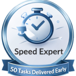 50 Task completed before delivery